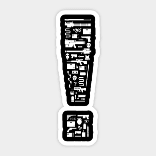 Tac-tee-cal Espionage Action Sticker